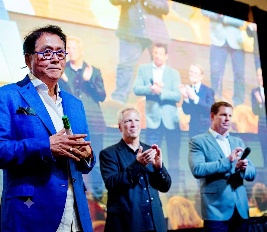 Robert Kiyosaki on stage